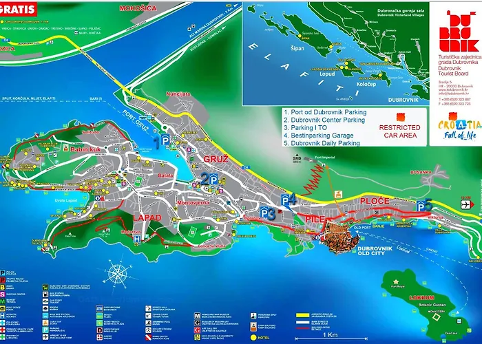 Gradac With Garden Next To And Old Town *